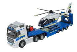 MAJORETTE - CAMION MACK ET HÉLICOPTÈRE DE POLICE (0925)